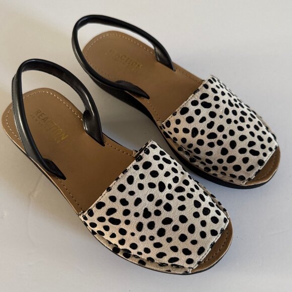 Kenneth Cole Reaction Women's Slingback Sandals Size 6.5 Casual Animal Print - Picture 7 of 12